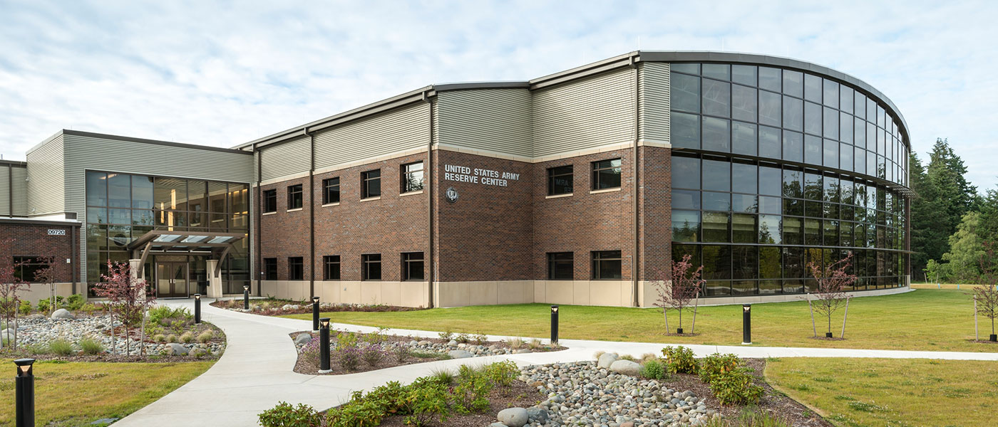 Joint Base Lewis-McChord Army Reserve Center Header