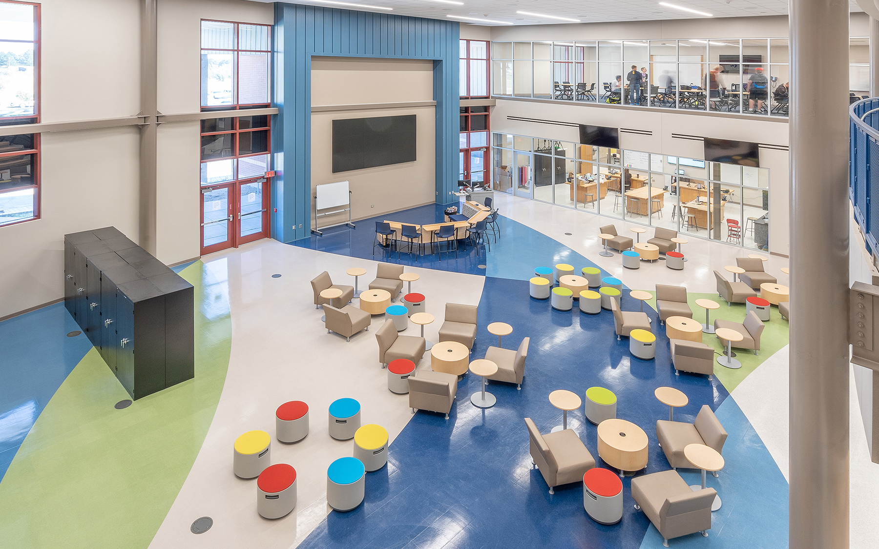 Interior of Dodge City High School
