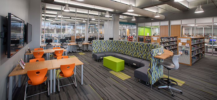 Teen Pavilion, Advanced Learning Library, Wichita Kansas, TESSERE Architecture