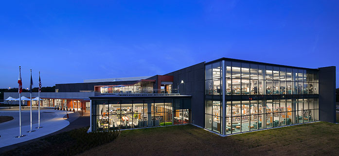 Exterior, Advanced Learning Library, Wichita Kansas, TESSERE Architecture