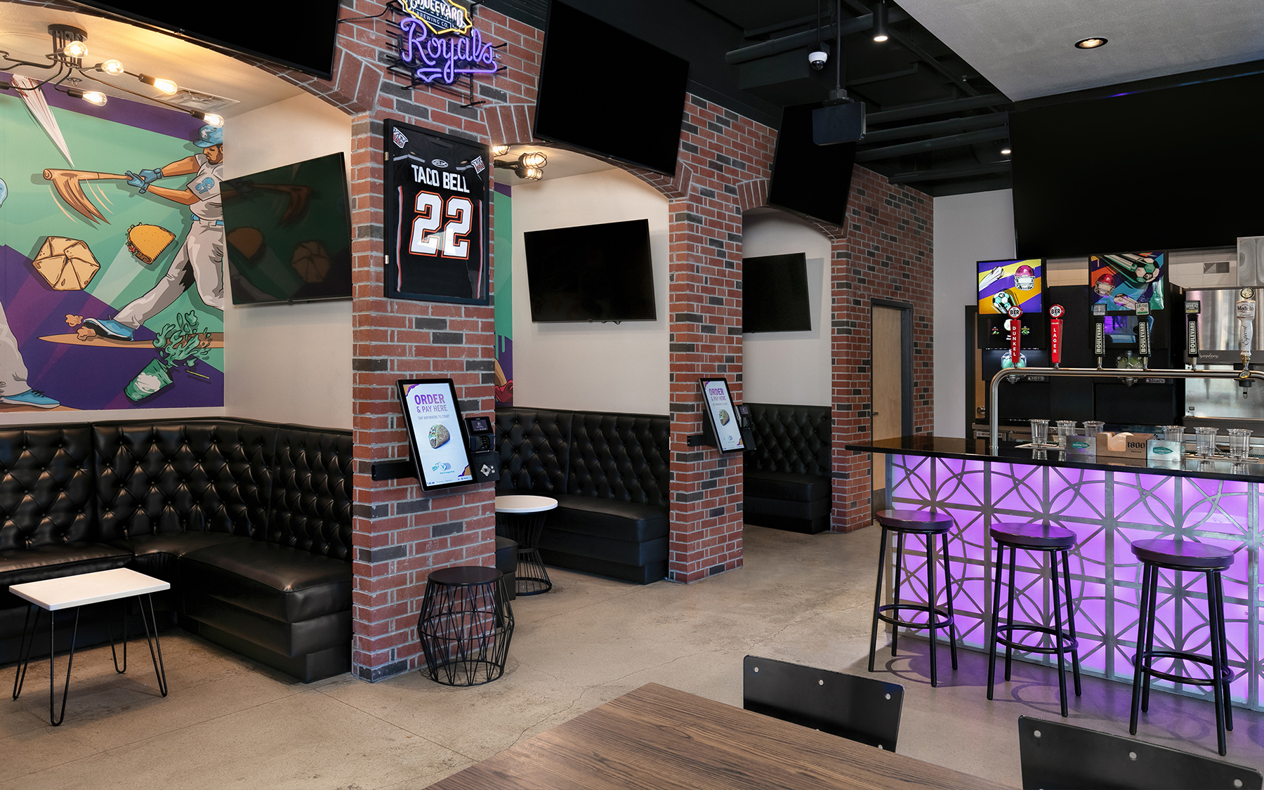 Interior Design of Taco Bell Cantina