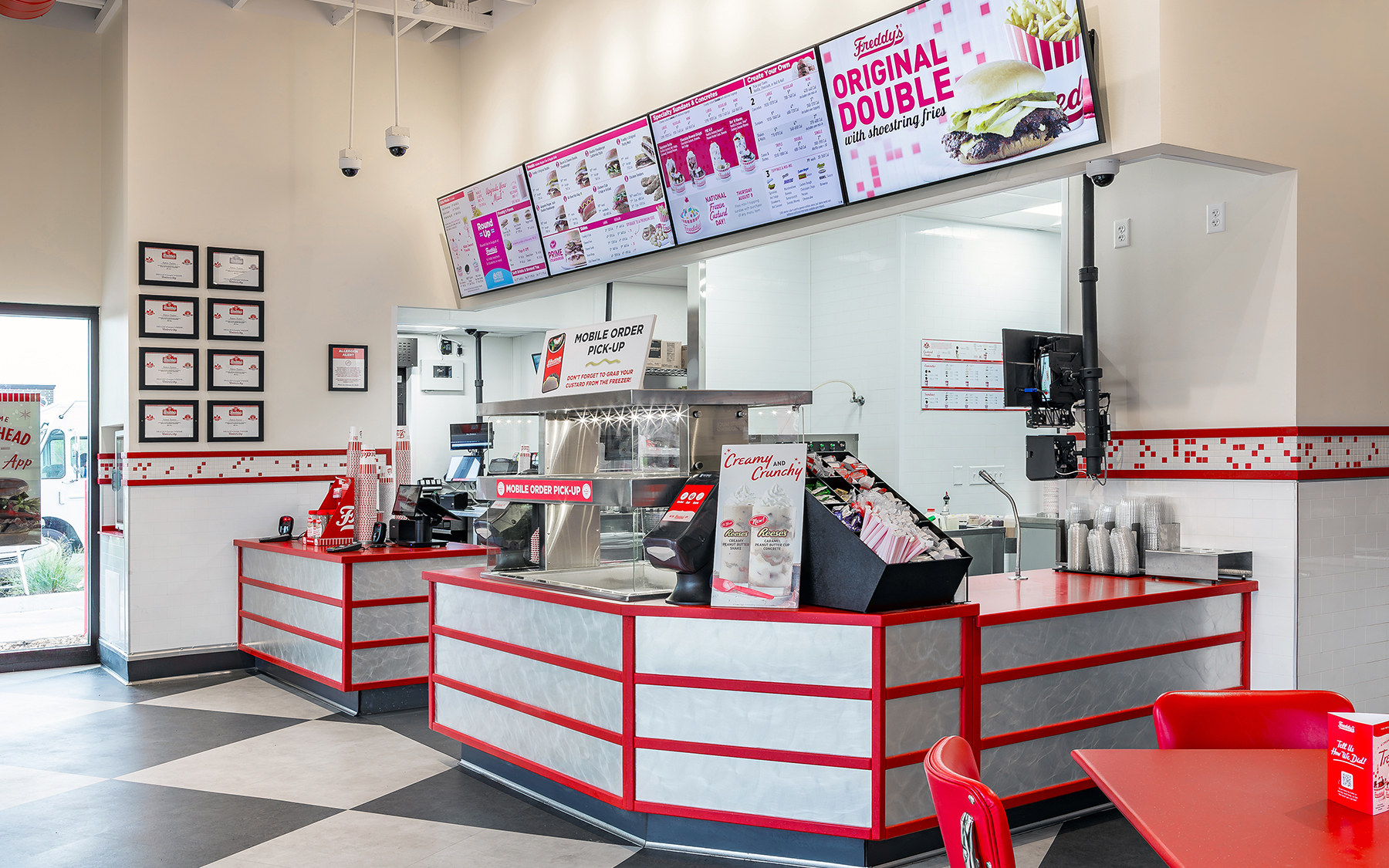 Interior option for Freddys