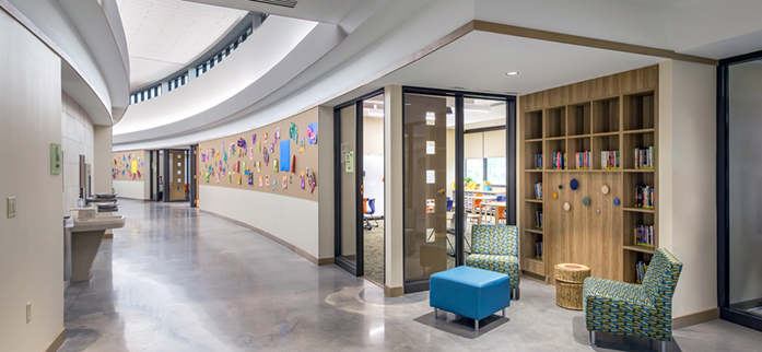 Phillips Fundamental Learning Center hallway