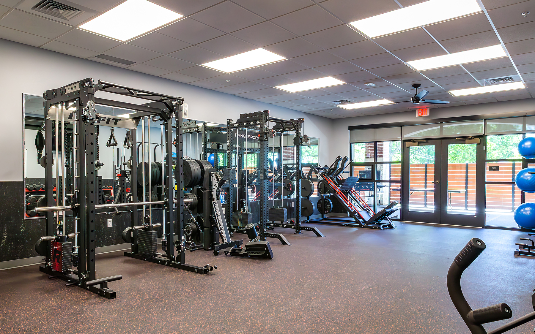 Emporia Fire Station gym.