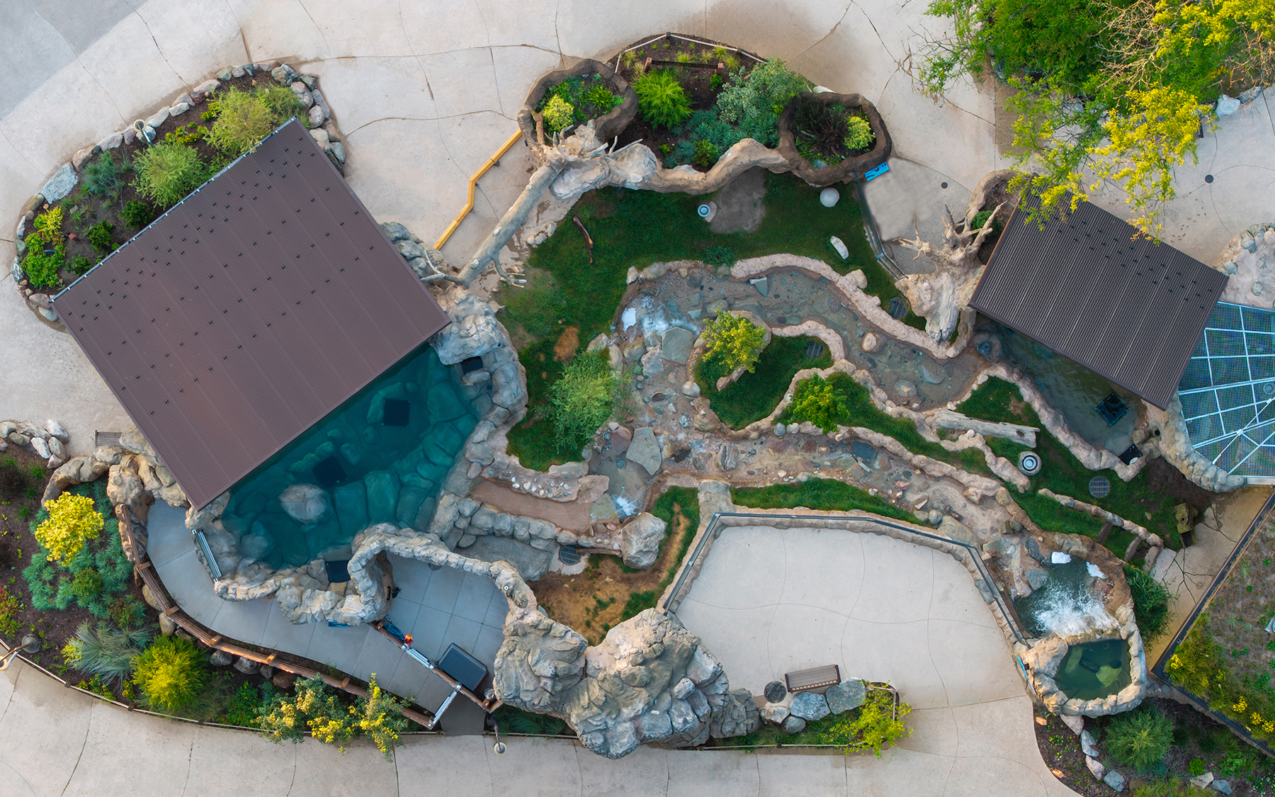 Otter Habitat overhead image