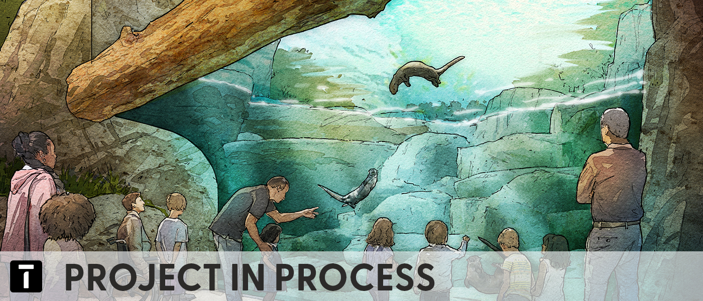 Rendering of future River Otter Exhibit