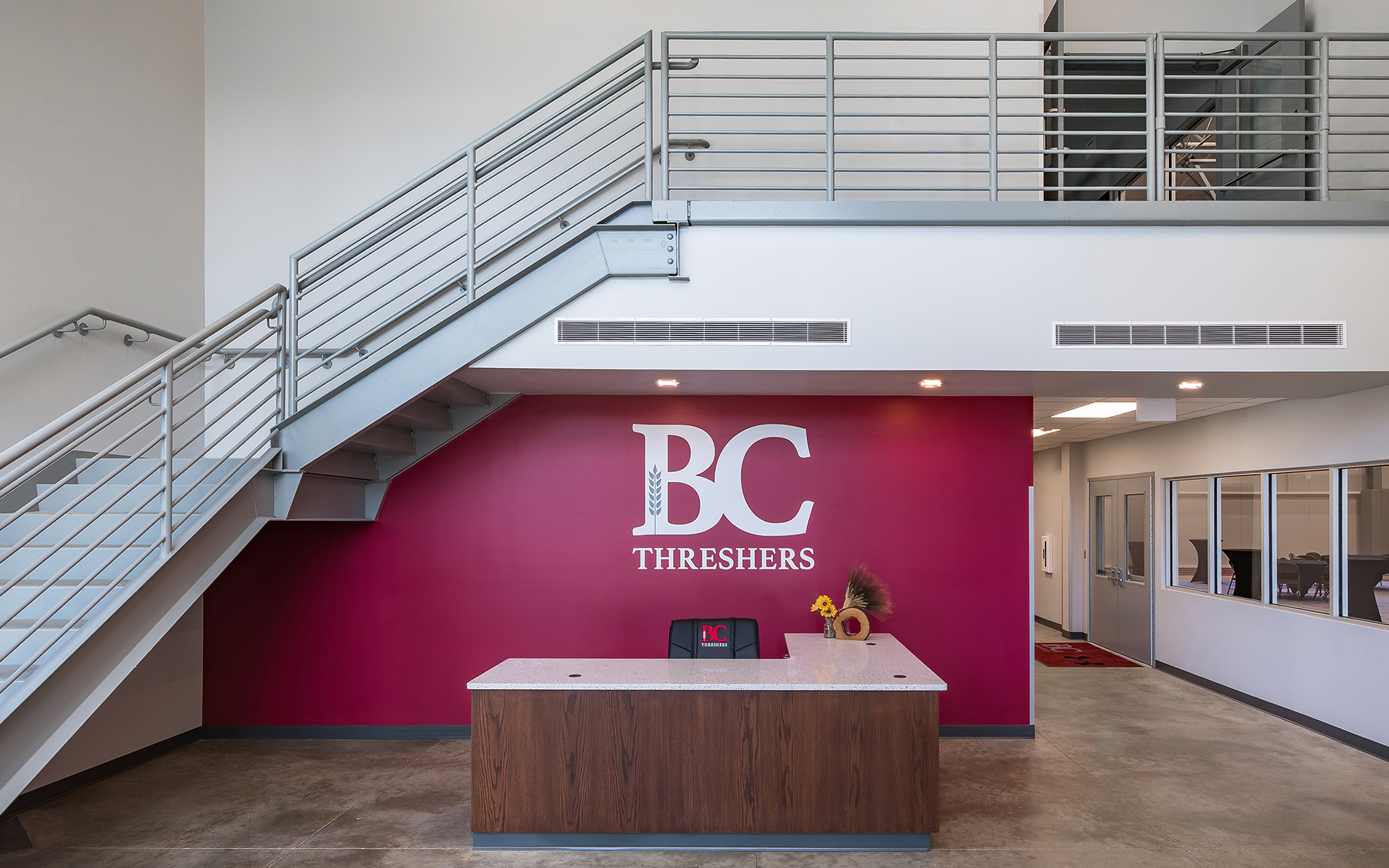 Bethel College Wellness Center lobby.