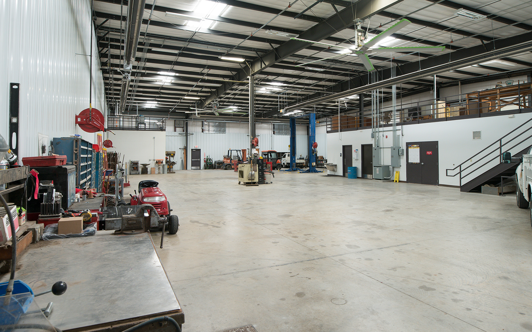 Eby warehouse room.