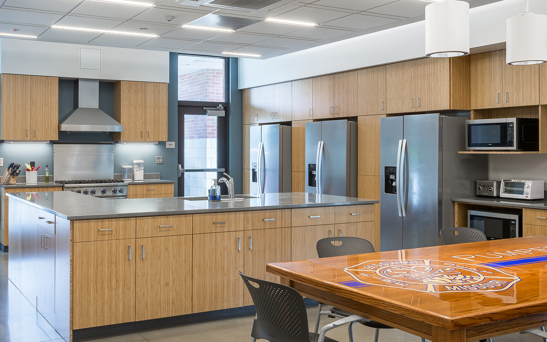 Lee's Summit Fire Station 4 kitchen