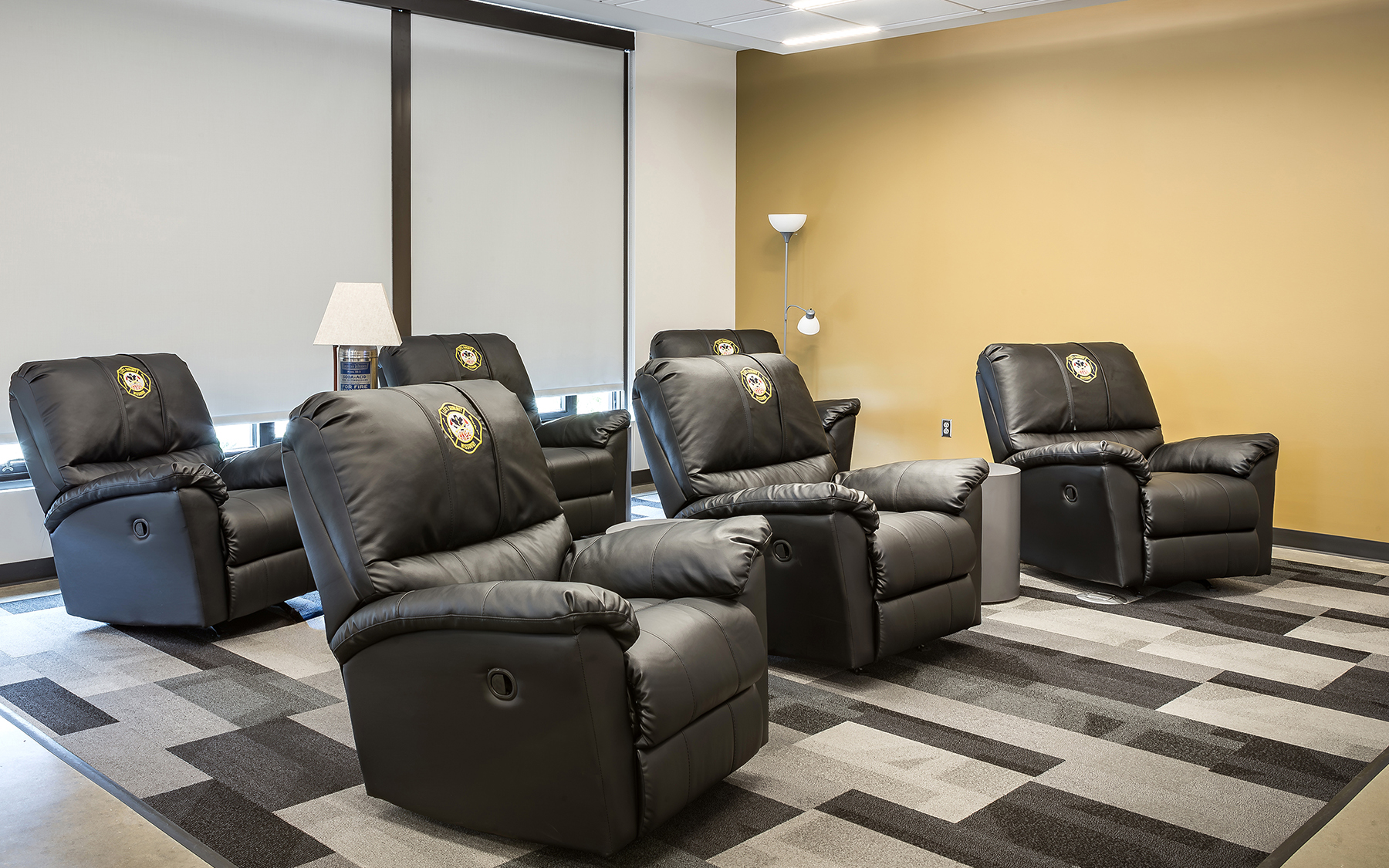 Lee's Summit Fire Station 4 lounge chairs