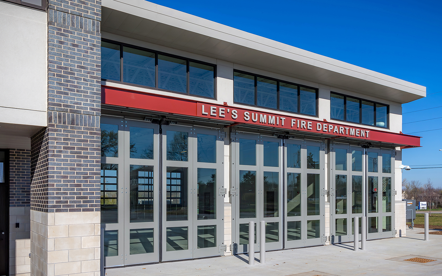 Lee's Summit Fire Station 5 bay exterior