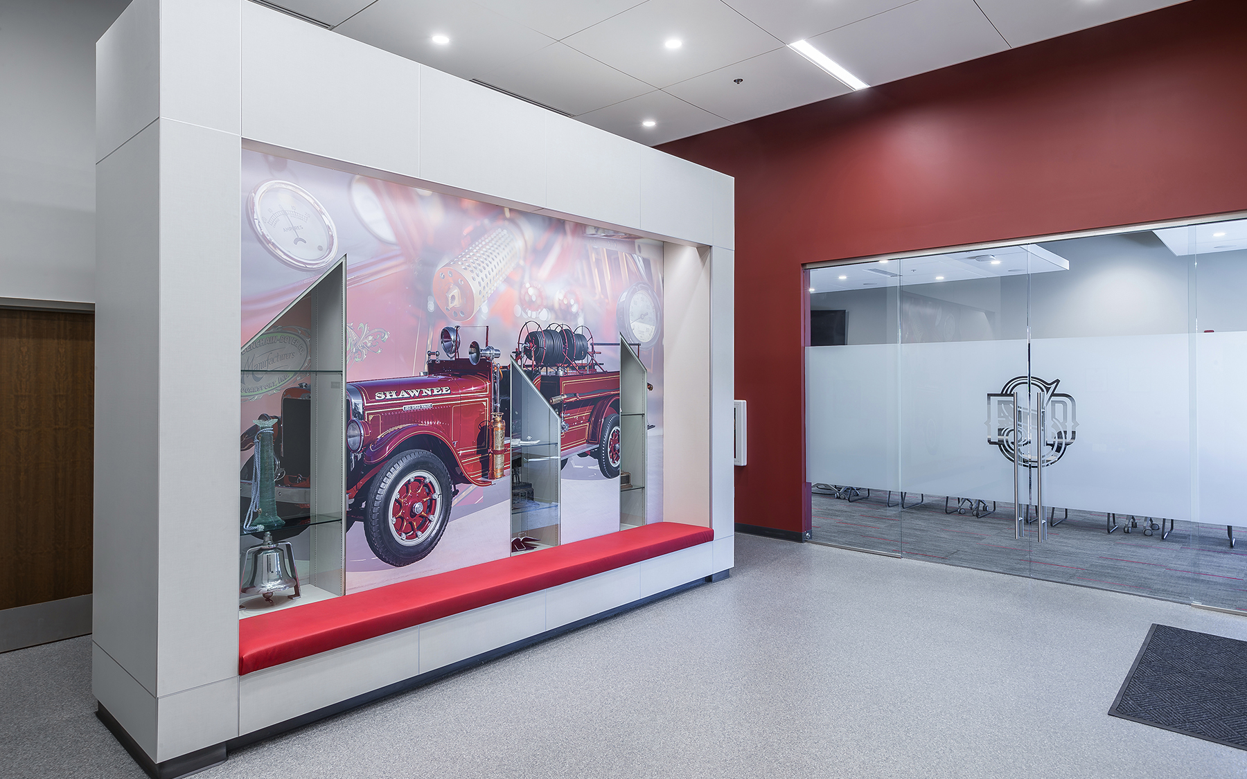 Shawnee Fire Station 71 lobby art