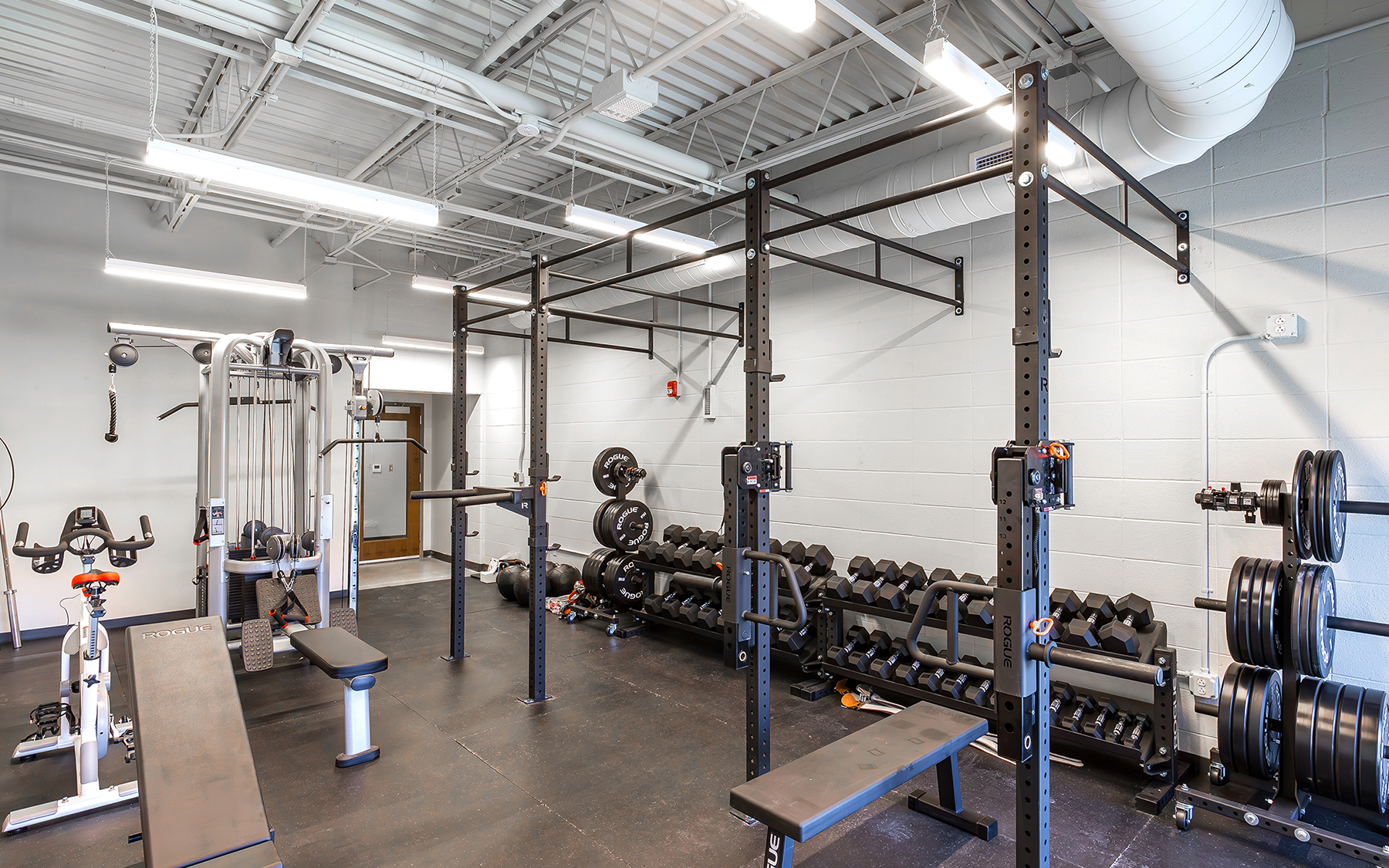 Shawnee Fire Station 73 weight room