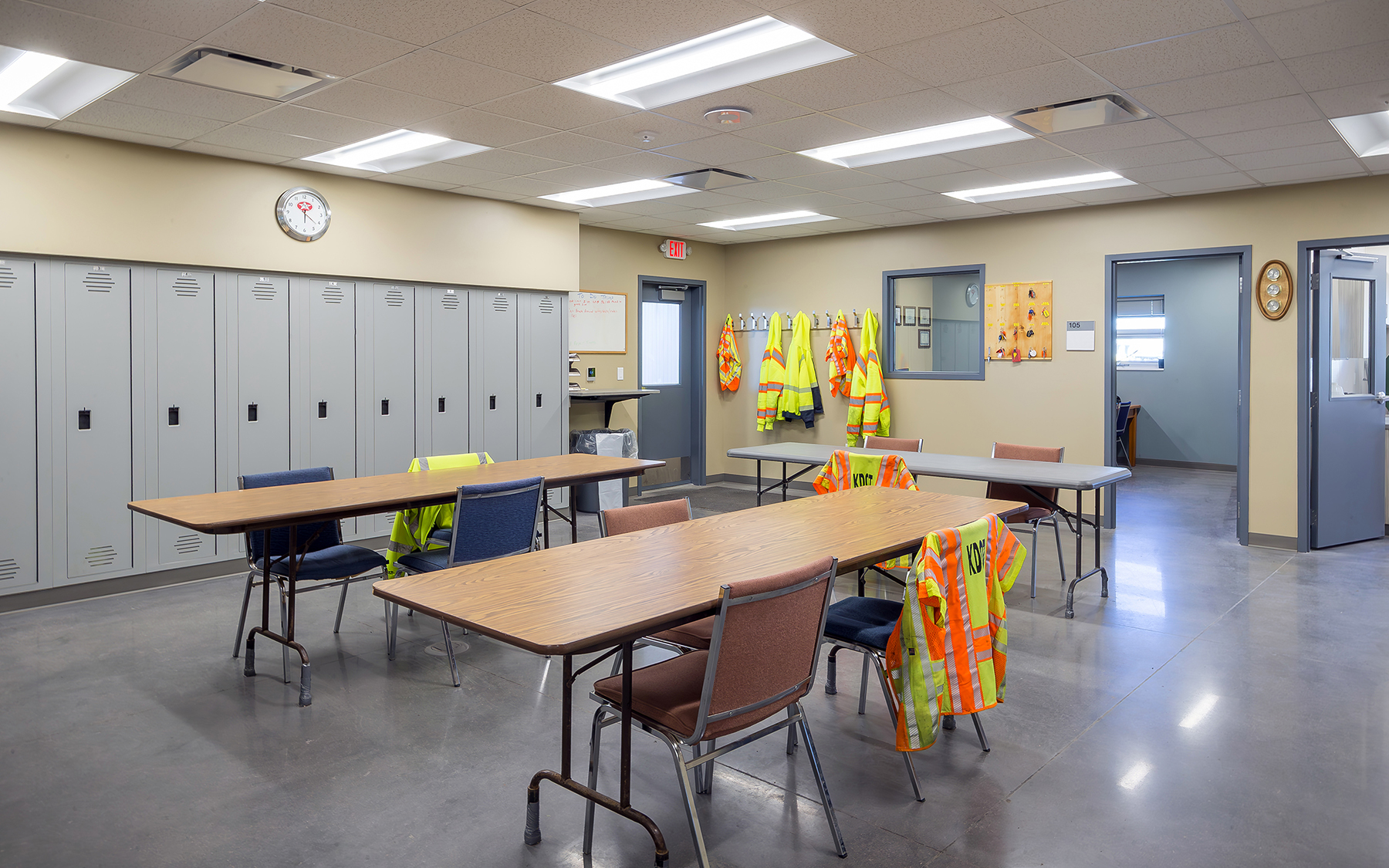 KDOT Iola break room.