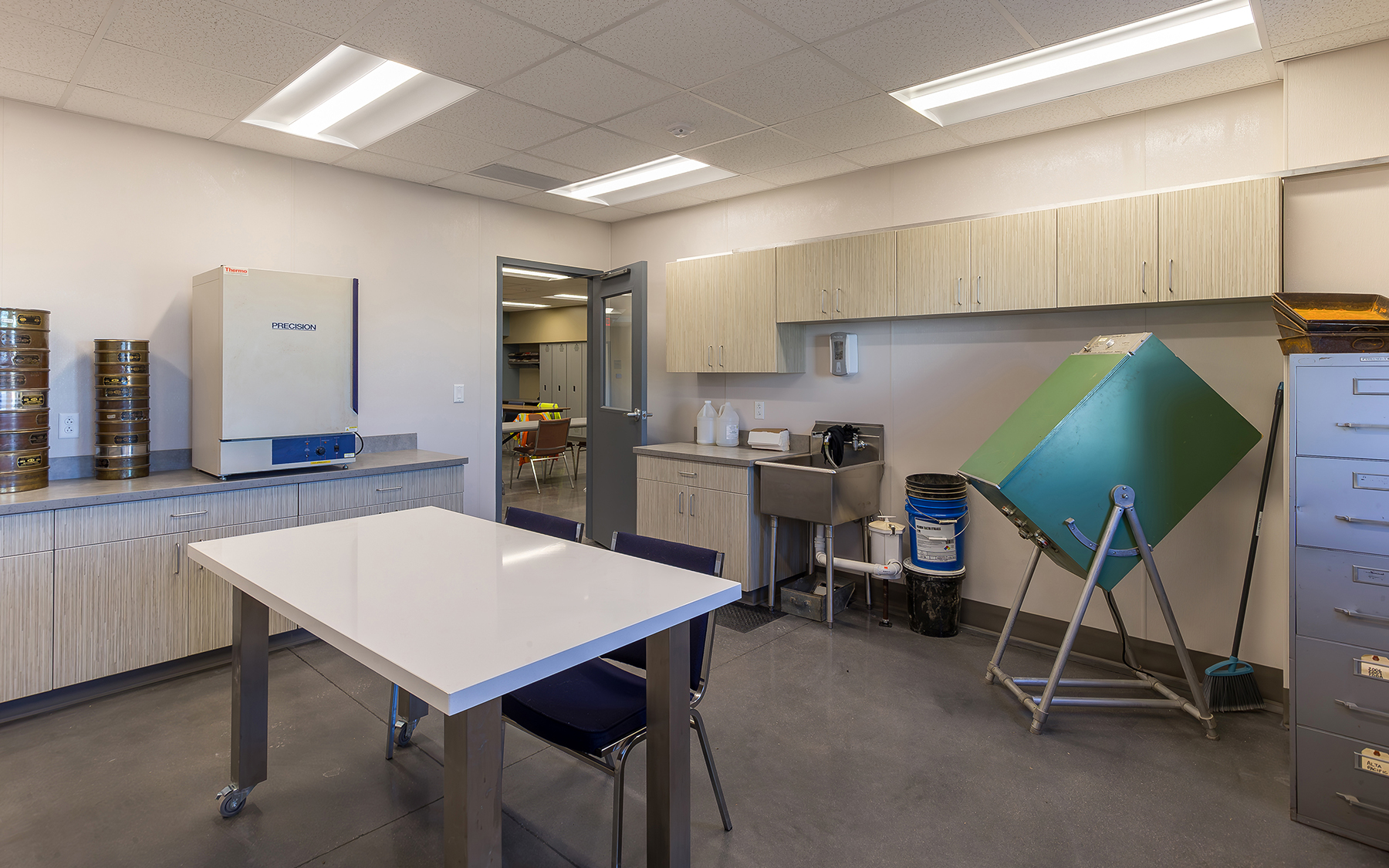 KDOT Iola work room.