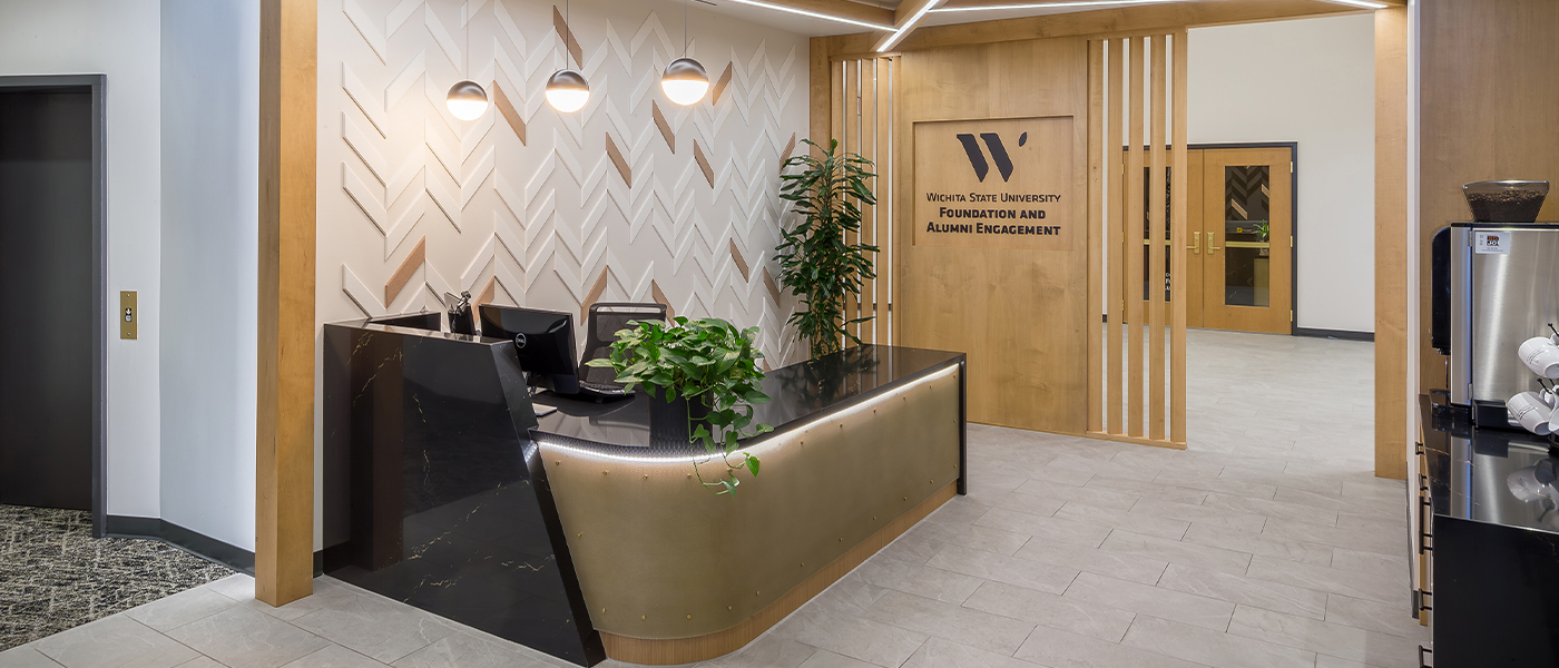 Wichita State University Woodman Alumni Center- Header