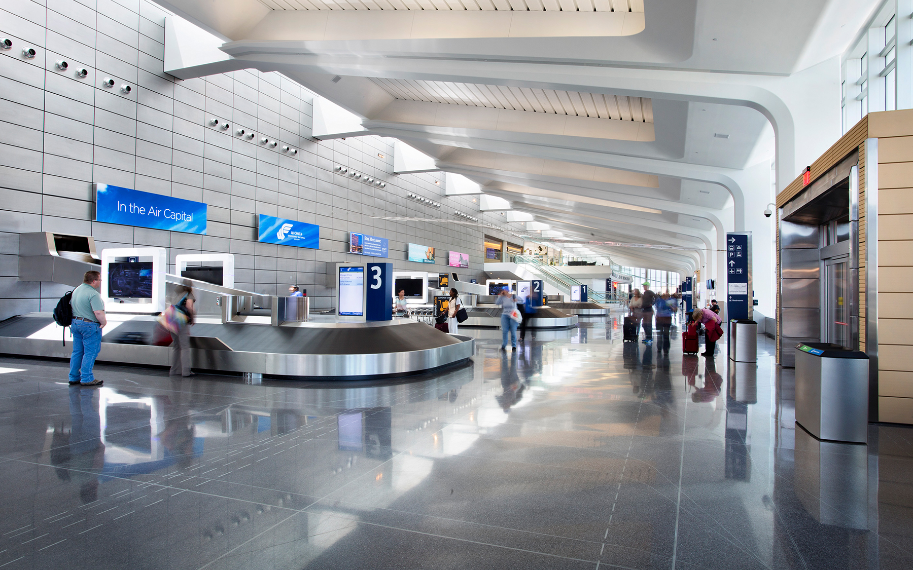 Eisenhower Airport bag check.