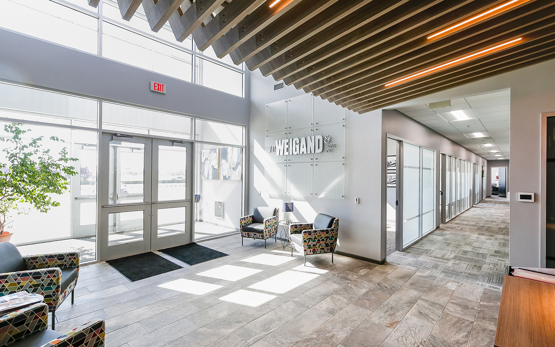 Weigand entrance lobby.