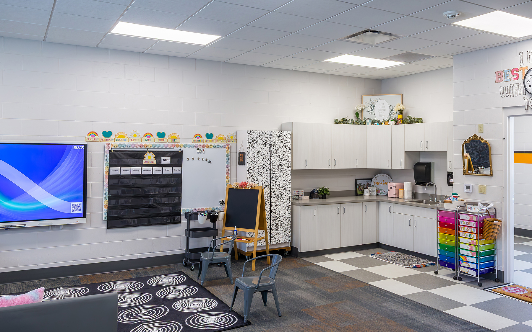 Elementary school classroom