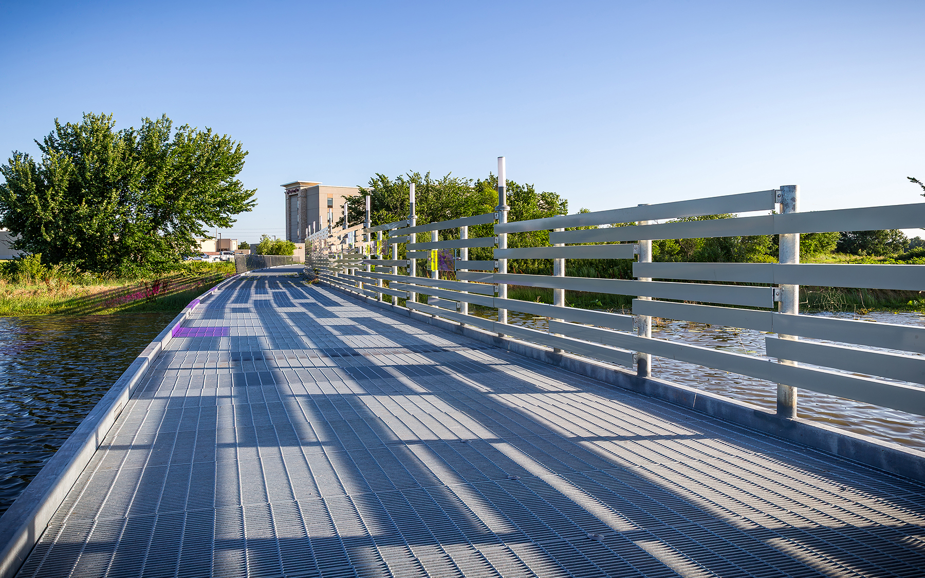 Pracht Wetlands Park walkway